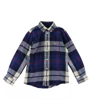 3: GANT Skjorte - Plaid Flannel - Creme - 15 år (170) - GANT Skjorte