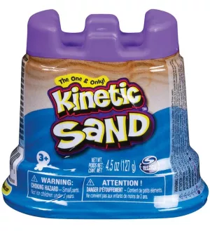 16: Kinetic Sand Strandsand - 127 gram - Blå - OneSize - Kinetic Sand Sandlegetøj