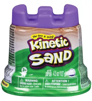 13: Kinetic Sand Strandsand - 127 gram - Grøn - OneSize - Kinetic Sand Sandlegetøj