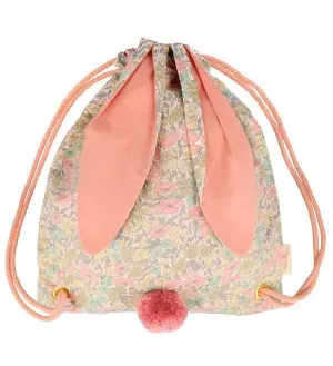 3: Meri Meri Gymnastikpose - Floral Bunny Backpack - OneSize - Meri Meri Taske