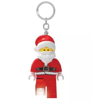 2: LEGO - Nøglering m/LED - Julemanden