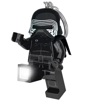 8: LEGO Star Wars Nøglering m. Lommelygte - Leg Kylo Ren   - OneSize - LEGO Nøglering