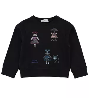 10: Young Versace Sweatshirt - Navy m. Similisten - 8 år (128) - Versace Sweatshirt