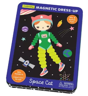 2: Mudpuppy Magnetiske Påklædningsdukke - Rumkat - OneSize - Mudpuppy Magnetlegetøj