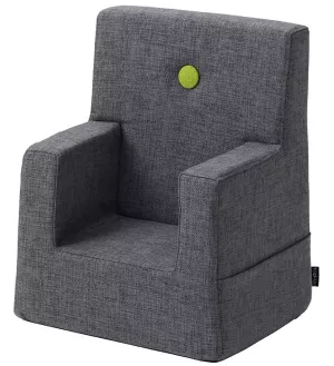 1: by KlipKlap Lænestol - Kids Chair - Blue Grey/Green - OneSize - by KlipKlap Stol