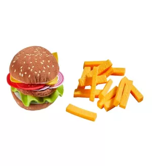 8: Haba Legemad - Burger m. Pommes Frites - OneSize - HABA Legemad