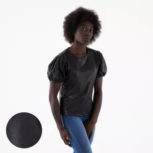 8: Pure friday - Purbeens puff tee - T-shirts til damer - Sort - L