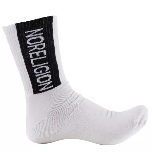 2: Noreligion - Block tennis sock - Accessories til herre - Hvid - O/S