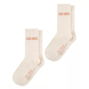 2: Les Deux - Blake 2-pack socks - Accessories til herre - Hvid - 43-46