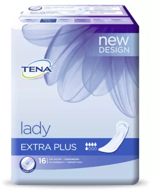 13: Tena Lady Extra Plus InstaDry, 16 stk.