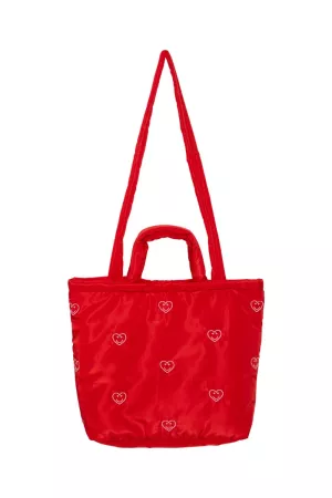 1: Ichi - Taske - IA Mea Smiley Shopper Bag - Poppy Red
