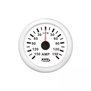 3: 150A KUS/Sensotex amperemeter til båden, 12v/24v - HVID
