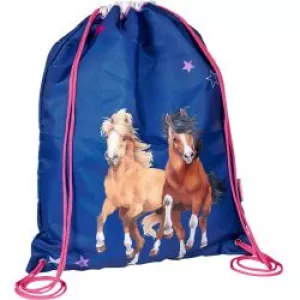 5: Die Spiegelburg Sports Bag Blue Horse Friends - Taske