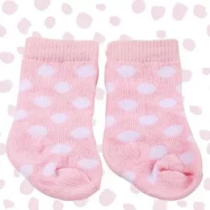 3: Götz Stockings, Spots On Pink, 42-50 Cm - Dukke