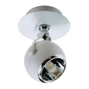 3: Homeville Loftlampe 1 spots hvid