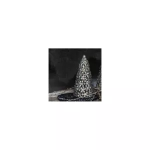 2: Juletræ antik metal- Stillenat - 16 cm høj