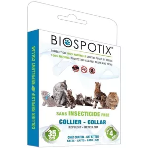 5: Biospotix loppehalsbånd til katte mod lopper, lus, flåter, tæger og myg