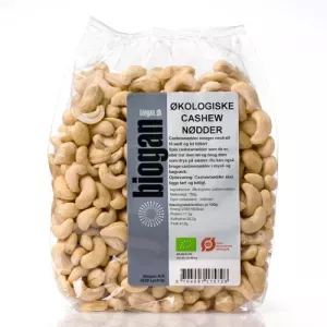 2: Biogan økologiske cashewnødder - 750 gram