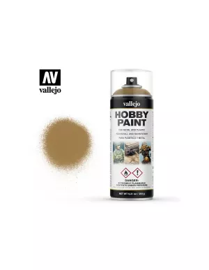 8: Hobby Paint Primer Basis Fantasy Desert Yellow  - Spraymaling - Vallejo