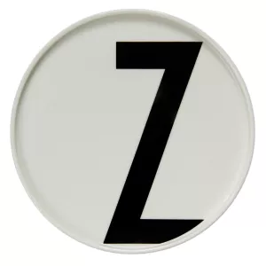 9: Design Letters Design Letters tallerken Z