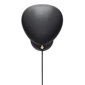 10: GUBI Cobra designvæglampe, sort med stik