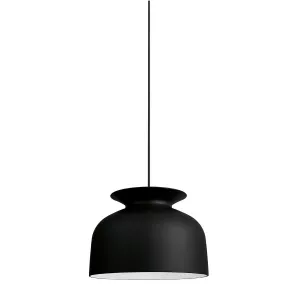 1: GUBI Ronde hængelampe Ø 40 cm, sort