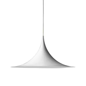 2: GUBI Semi hængelampe Ø 30 cm, hvid