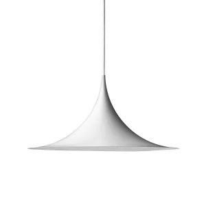 10: GUBI Semi hængelampe Ø 47 cm, hvid