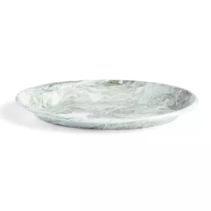 3: HAY Soft Ice oval tallerken 21,5x31,5 cm Green
