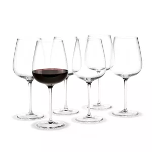 1: Holmegaard Bouquet vinglas, rødvin 6 stk 62 cl