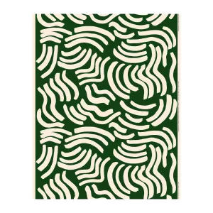 8: Marimekko Hyräily voksdug Green/Cotton