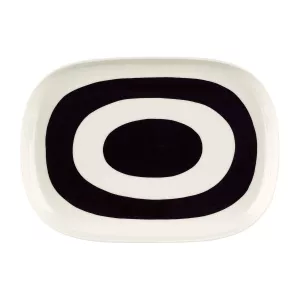 3: Marimekko Melooni tallerken 32x23 cm White/Clay