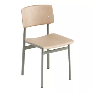 8: Muuto Loft Chair stol dusty green-egetræ