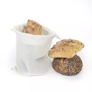 11: Brødpose i økologisk bomuld str. S