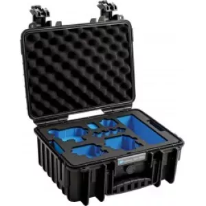 1: B&W Outdoor Cases BW Outdoor Case Type 3000 for 1x GoPro Hero 9 bundle, 2x Hero 9, Media MOD (charge-in-case), Black - Kuffert