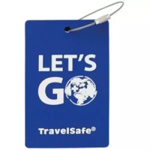 15: Travelsafe Address Labels Travelsafe - Blue - Str. Stk. - Rejseudstyr