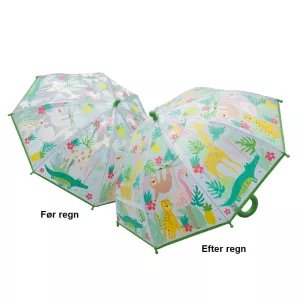 5: Børneparaply til pige og drenge her - I junglen