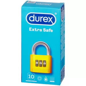 1: Durex Extra Safe Kondomer 10 stk     - Klar