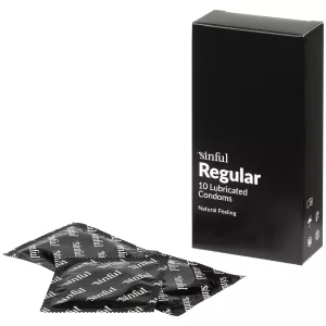 4: Sinful Regular Kondomer 10 stk      - Klar