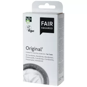 5: Fair Squared Original Veganske Kondomer 10 stk     - Klar