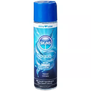 6: Skins Aqua Vandbaseret Glidecreme 130 ml     - Klar
