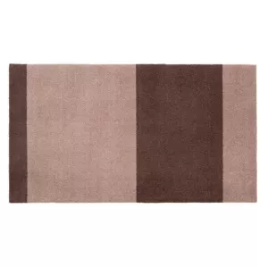 5: Smudsmåtte Stripe/horisontal 67x120cm | Sand/brun Fra Tica Copenhagen
