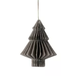 2: Juletræ I Papir 13 Cm | Grå Fra Skinbjerg Design
