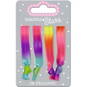 6: Die Spiegelburg Hair Tie Ribbon Neon Beautiful Stars - Hair Accessories - Hårelastik