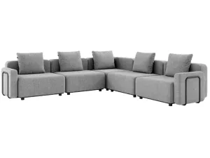1: Cobana Lounge Sofa - Hjørnesofa m/Arm. inkl. puder - Sand Melange - SACKit