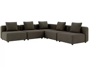 8: Cobana Lounge Sofa - Hjørnesofa u/Arm. inkl. puder - Brown - SACKit