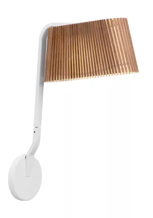 8: Owalo 7030 væglampe (Valnød) - Secto Design - Designet af Seppo Koho