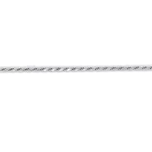 11: Cordel Rhodineret Sølv Ankelkæde fra Scrouples 3569,25