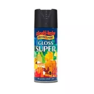 2: Borup Super Spraymaling Sort Blank 9005b - 400 ml