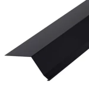 2: Tagfod, sort aluminium, uden asfalt, 6 x 14 x 40 x 80 mm, 1 meter